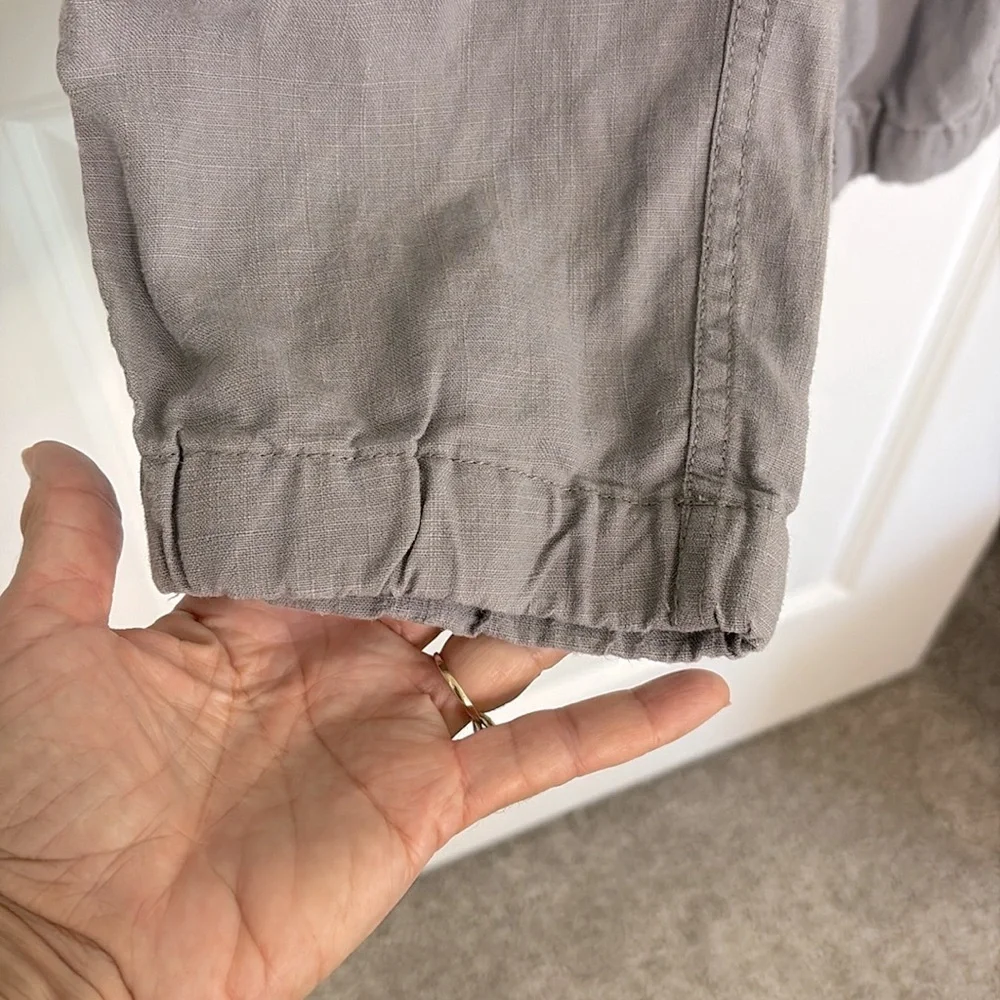 J Crew Point Sur Jogger Pants Linen Blend Size 2 - Picture 5 of 11